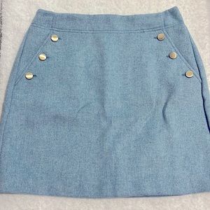 Loft blue skirt